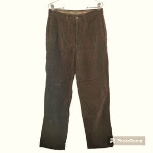 NWT Tommy Bahama Brown Corduroy Flat Front Pants Size 30